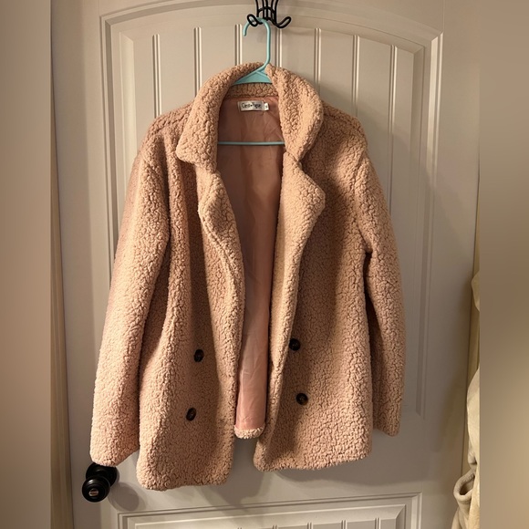 Pink Sherpa Jacket - Picture 1 of 3